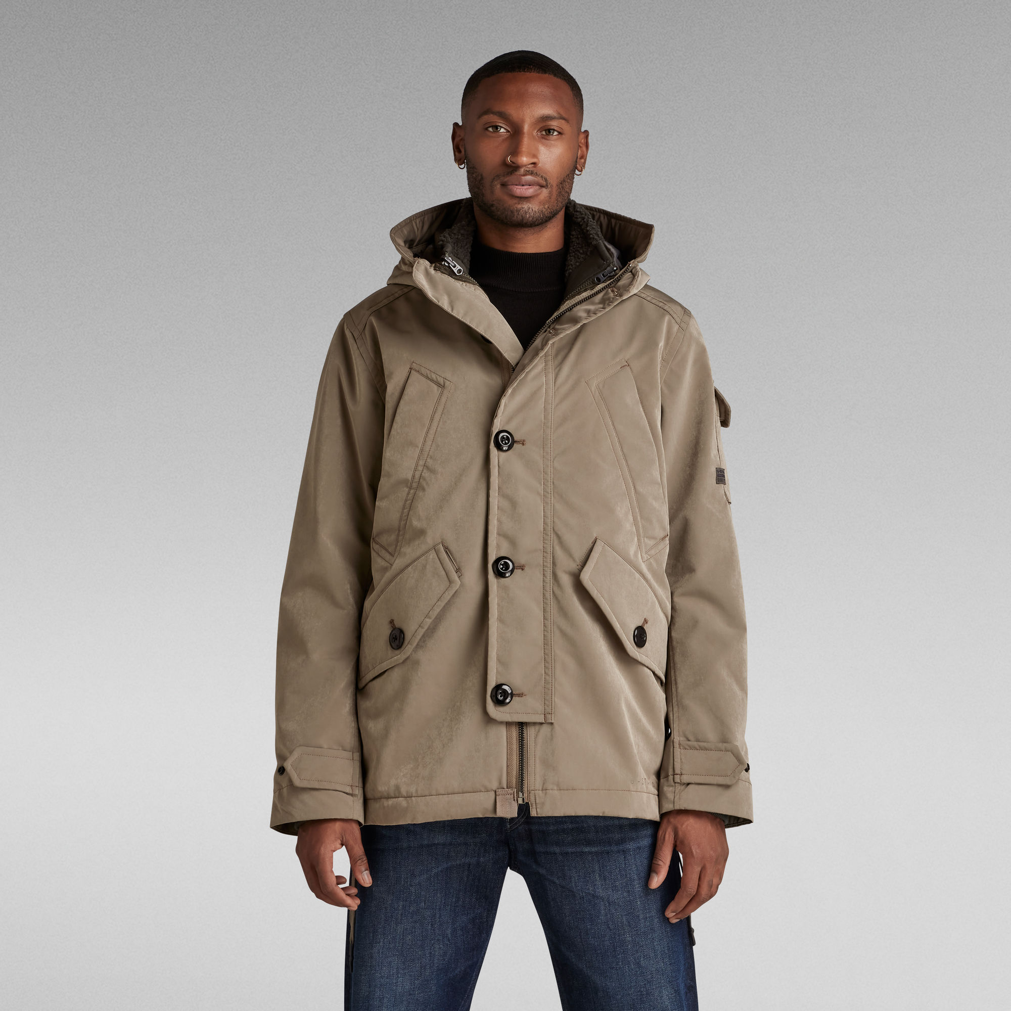 2-In-1 Adaptable Vodan Jacket | Brown | G-Star RAW®