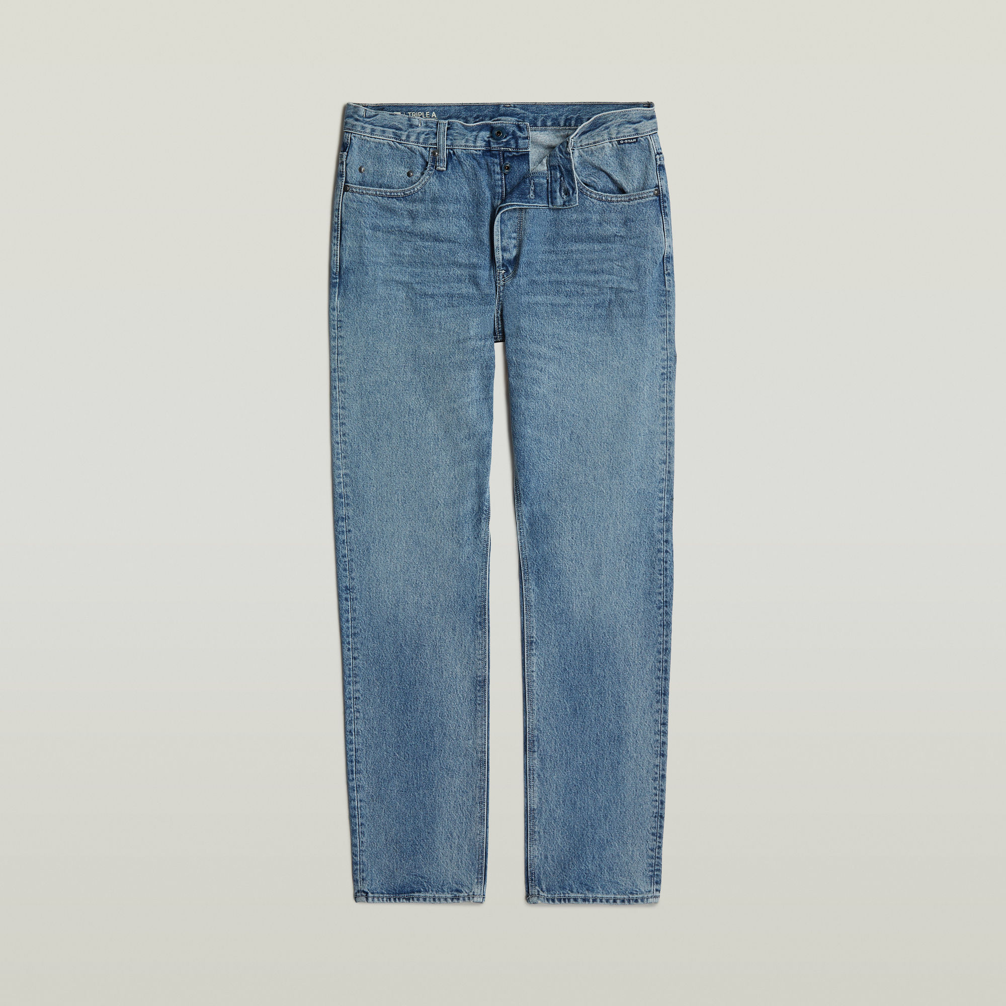 Triple A Regular Straight Jeans Hellblau G Star Raw