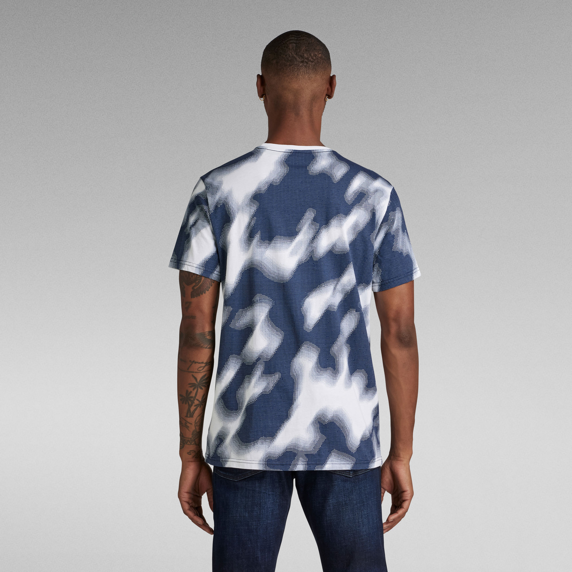 Faded Allover Print T-Shirt | Multi color | G-Star RAW®