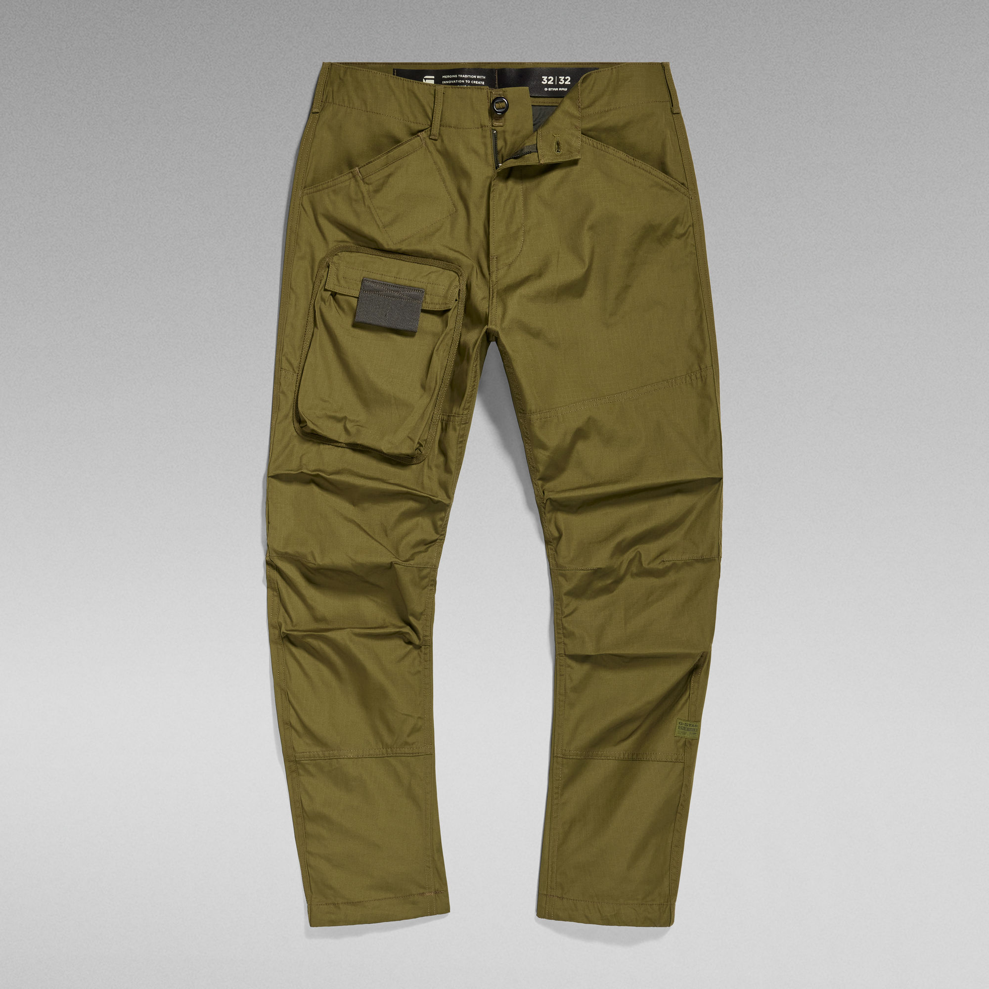 3D Regular Tapered Cargo Pants Green GStar RAW®