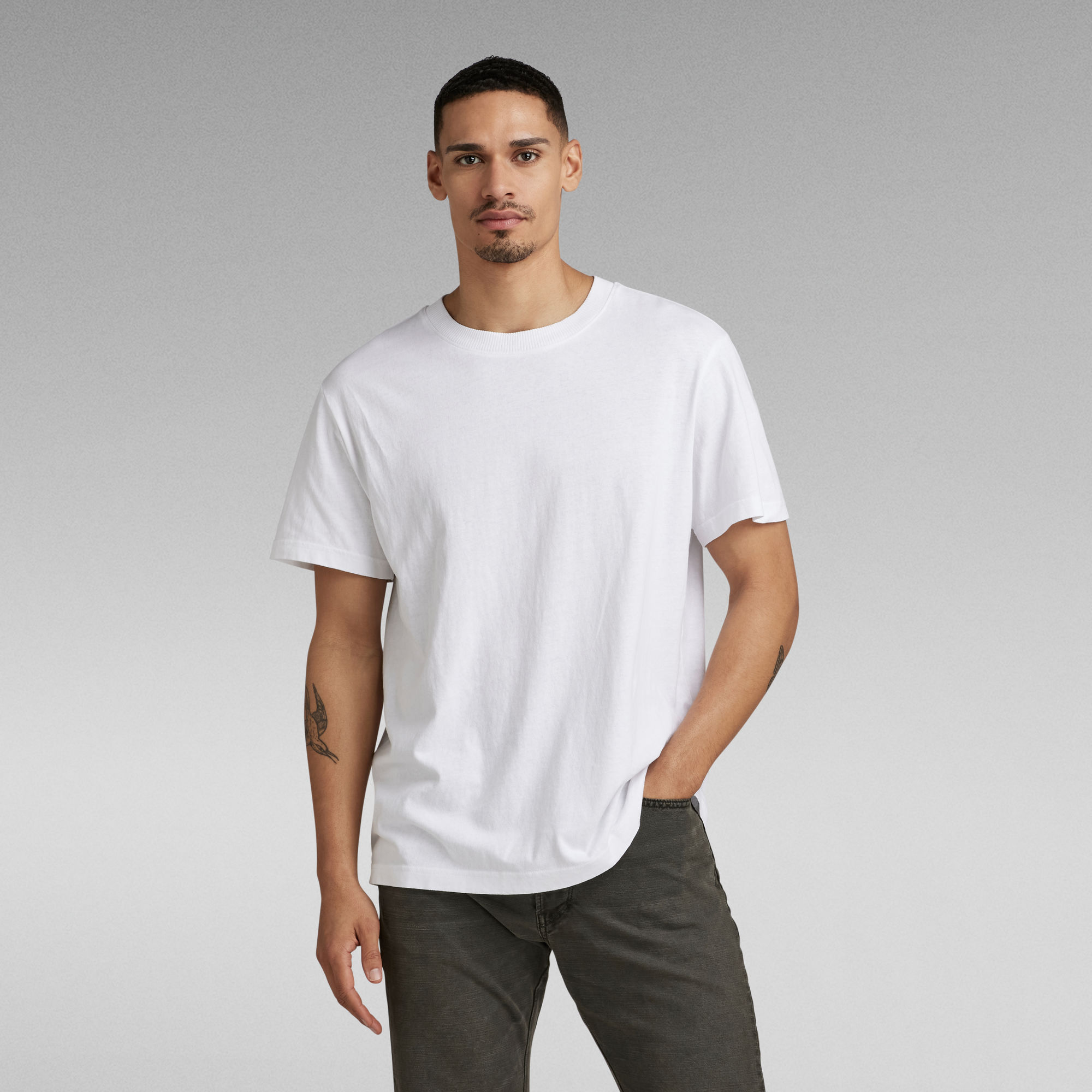 Loose Round Neck T-Shirt | White | G-Star RAW®