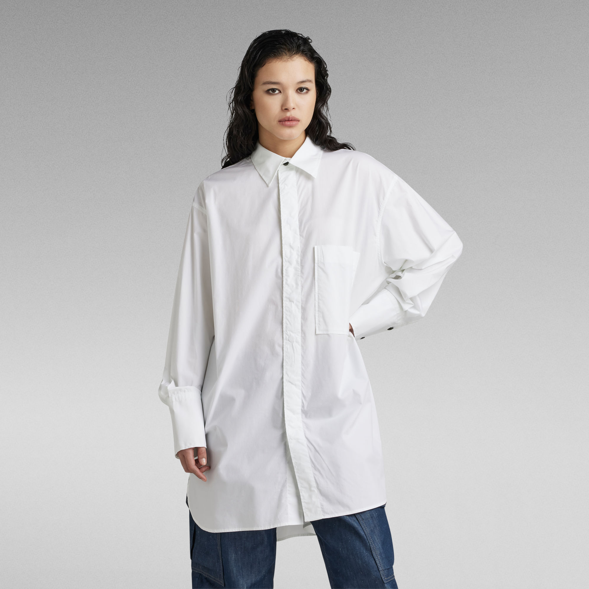 Oversized Boyfriend Shirt White GStar RAW®