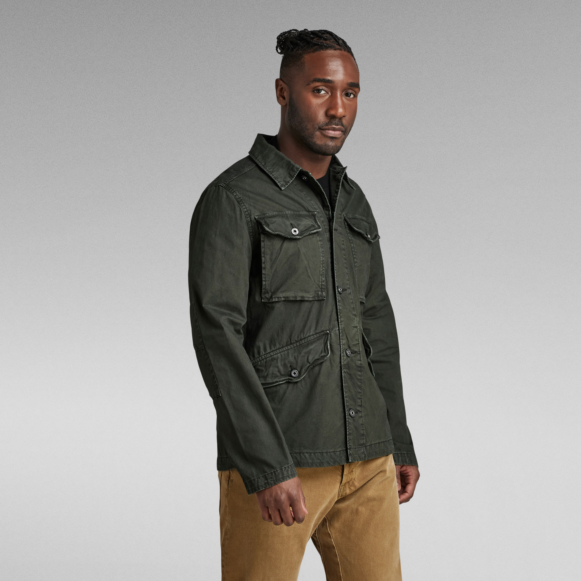 Vodan Field Jacket Overshirt | Grey | G-Star RAW®