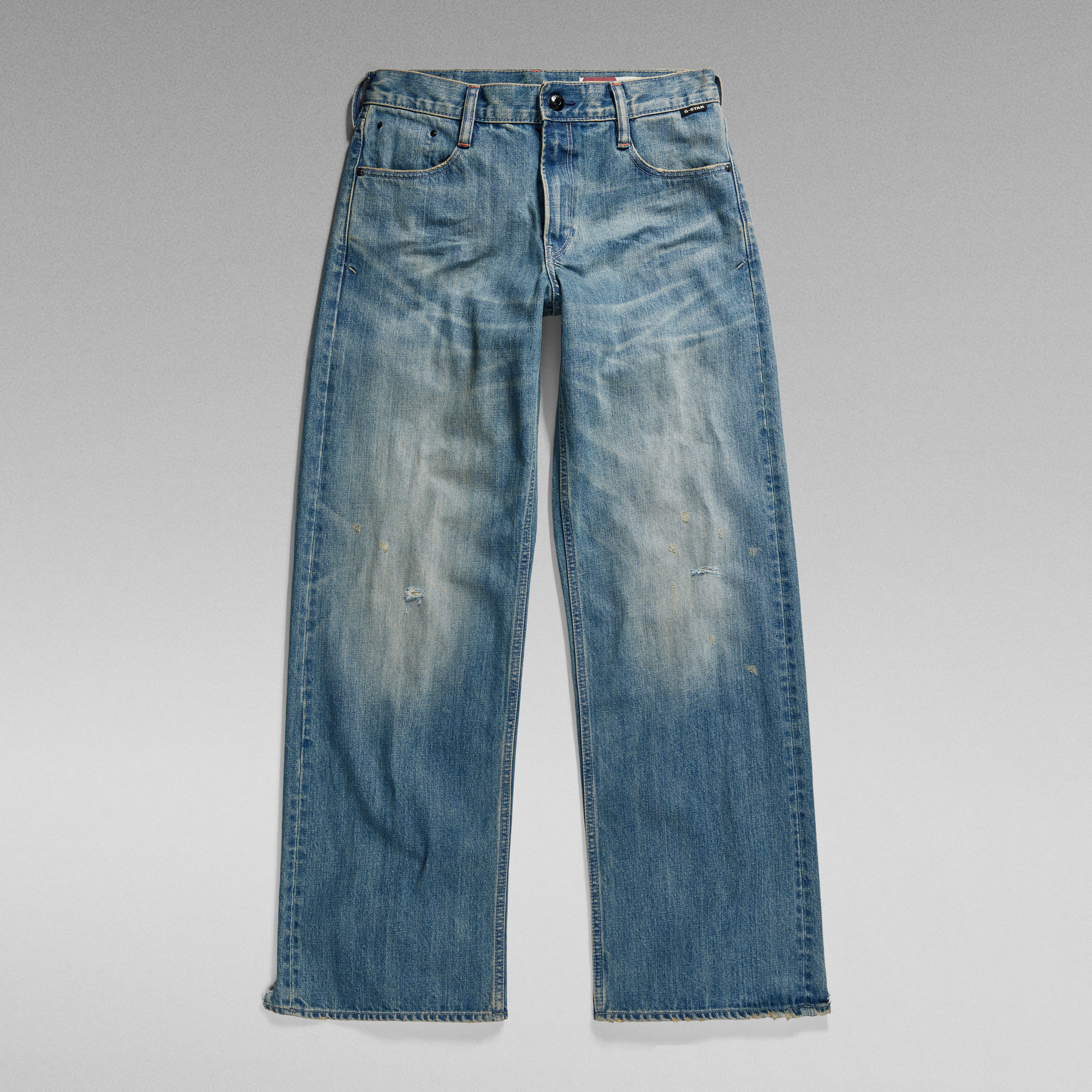 Premium Judee Destroyed Loose Jeans | Medium blue | G-Star RAW®