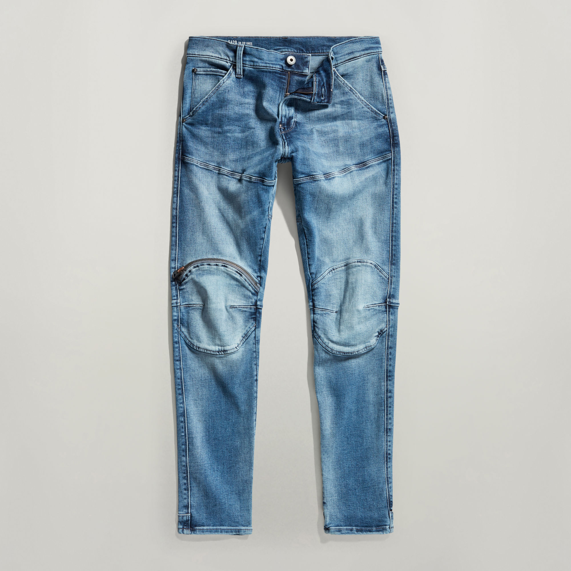 5620 3D Zip Knee Skinny Jeans Light blue GStar RAW®