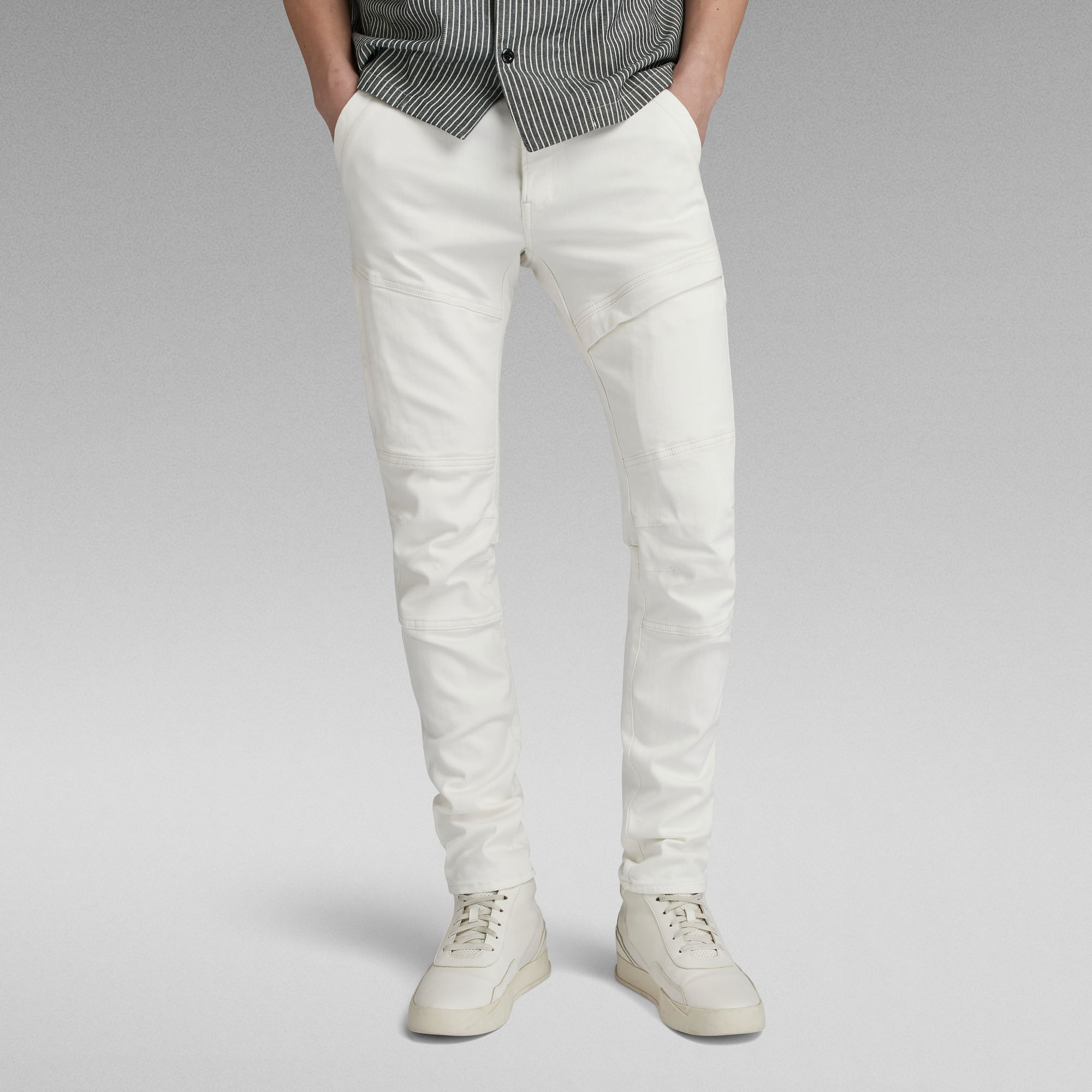 Rackam 3D Skinny Jeans White G Star RAW   G Star Raw Rackam 3d Skinny Jeans White 