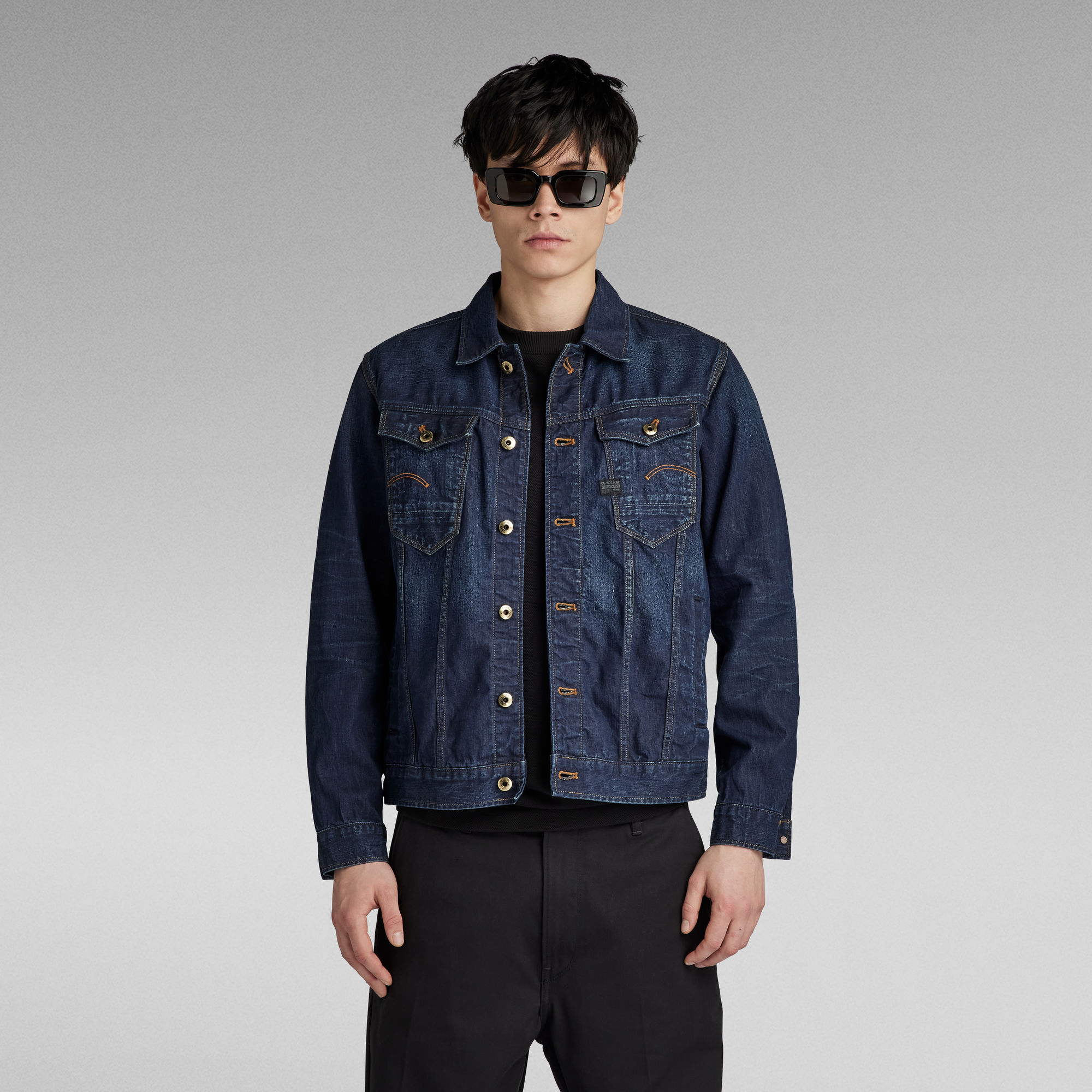 VESTE JEANS VESTE ARC 3D SLIM BLEU CIEL