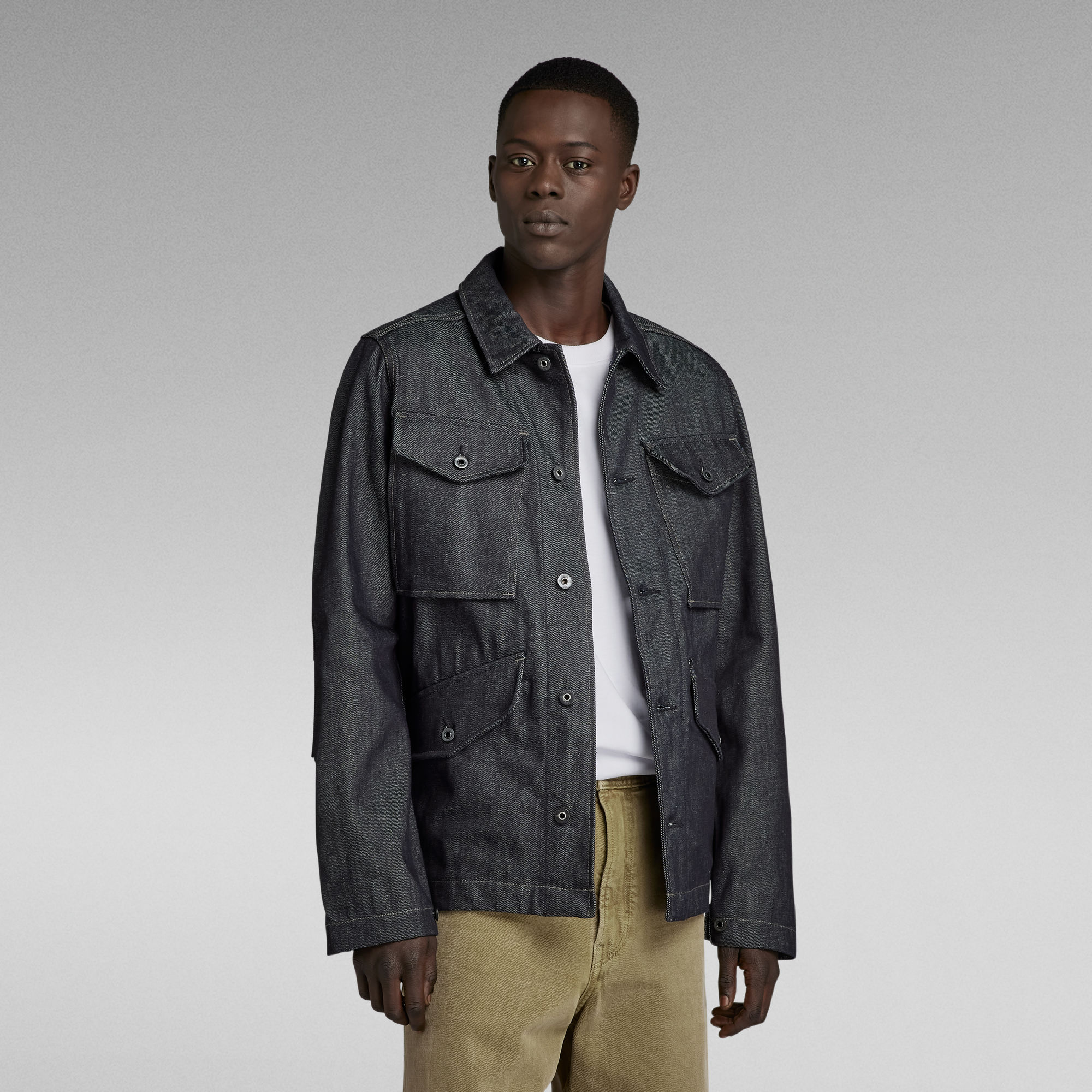 Vodan Field Jacket Overshirt | Dark blue | G-Star RAW® NL