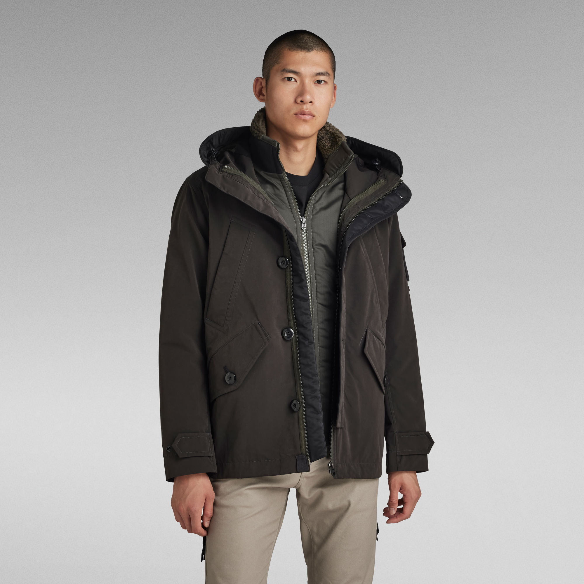 2-In-1 Adaptable Vodan Jacket | Black | G-Star RAW®