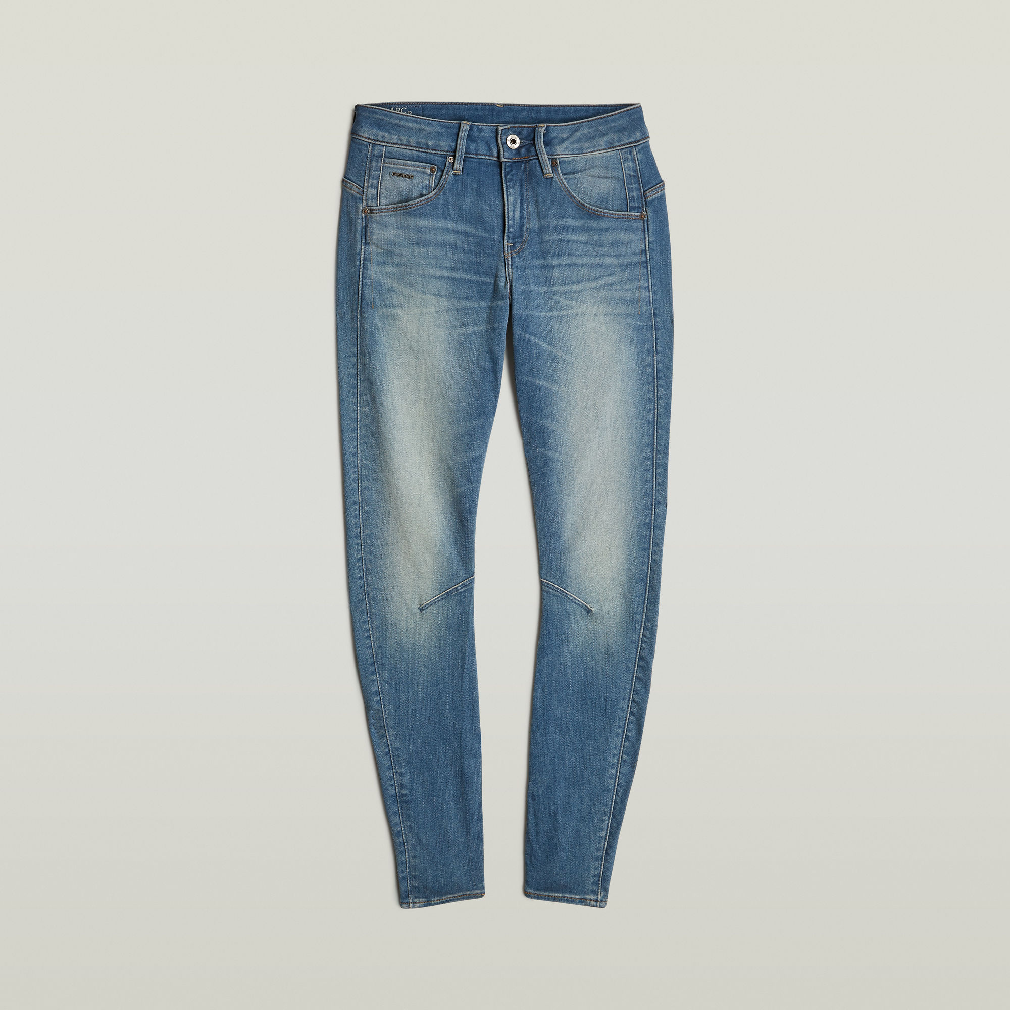 Arc 3D Mid Waist Skinny Jeans | Medium blue | G-Star RAW®