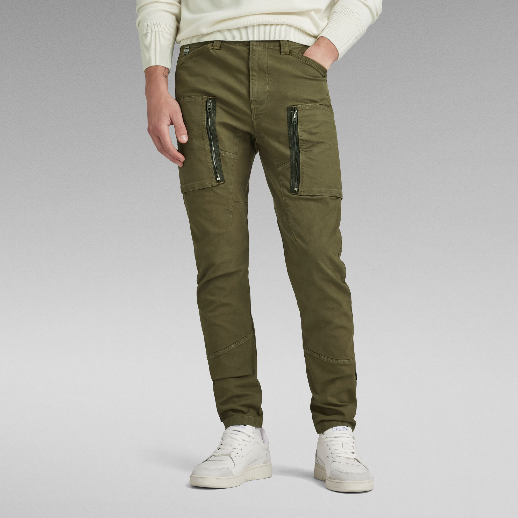 Zip Pocket 3D Skinny Cargo Pants | Green | G-Star RAW® US