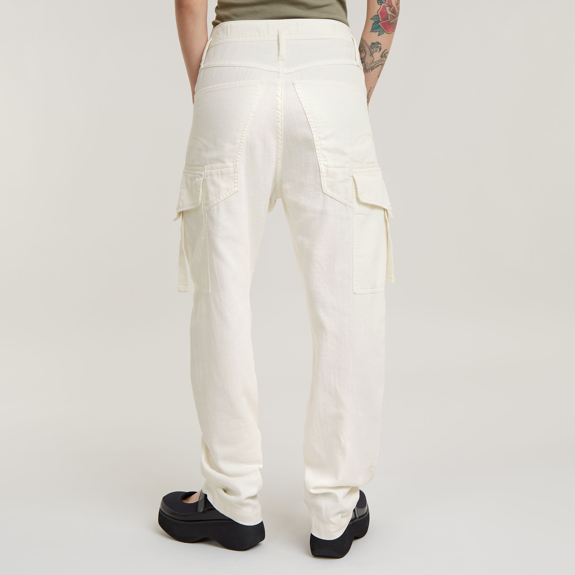 G Star RAW Soft Outdoors Broek Wit Dames Kledingwinkel