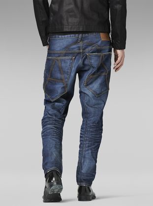 g star a crotch tapered jeans