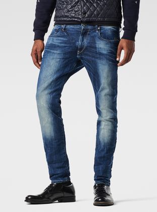 3301 Super Slim Jeans | Medium Aged | G 