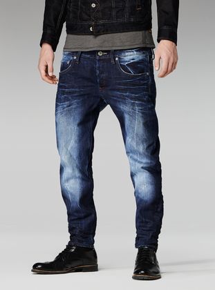 3301 Low Tapered Jeans | Medium Aged 