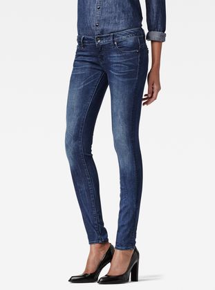 g star midge zip low super skinny