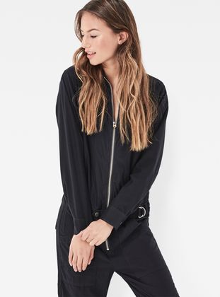 black utility boiler suit