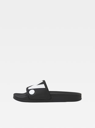 Cart slide II Slippers | Black/White 