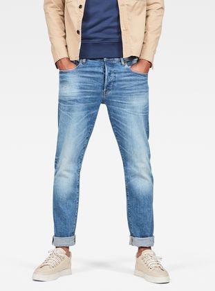 light blue straight jeans
