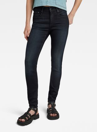 3301 High Waist Skinny Jeans | Dark 