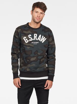 g star crew neck sweatshirt