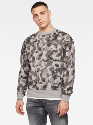 grey camo sweater