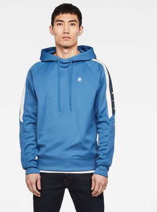 blue g star hoodie