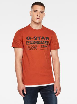G-STAR RAW Wavy Logo Originals Camiseta para Hombre