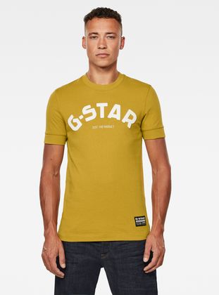 lime green g star shirt