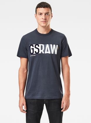 g star originals raw denim t shirt