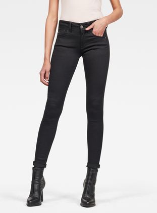 g star raw lynn mid skinny ladies jeans