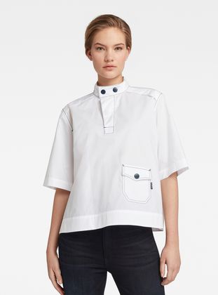 Swedish Collar Shirt | White | G-Star RAW®