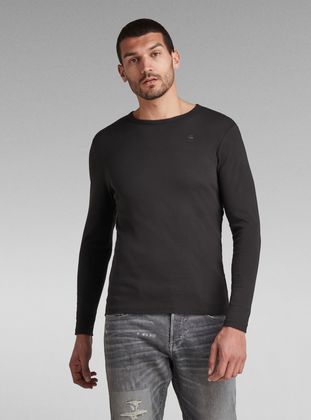 Basic Round Neck T Shirt Black G Star Raw