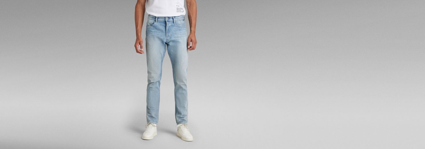 Triple A Regular Straight Jeans, Light blue