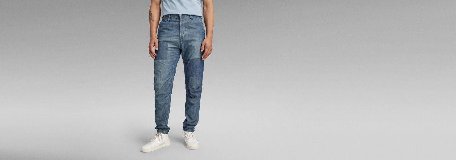 Grip 3D Relaxed Tapered Jeans | Medium blue | G-Star RAW® KR