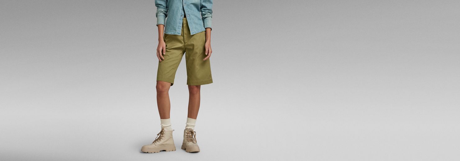 Chino bermuda shorts best sale womens