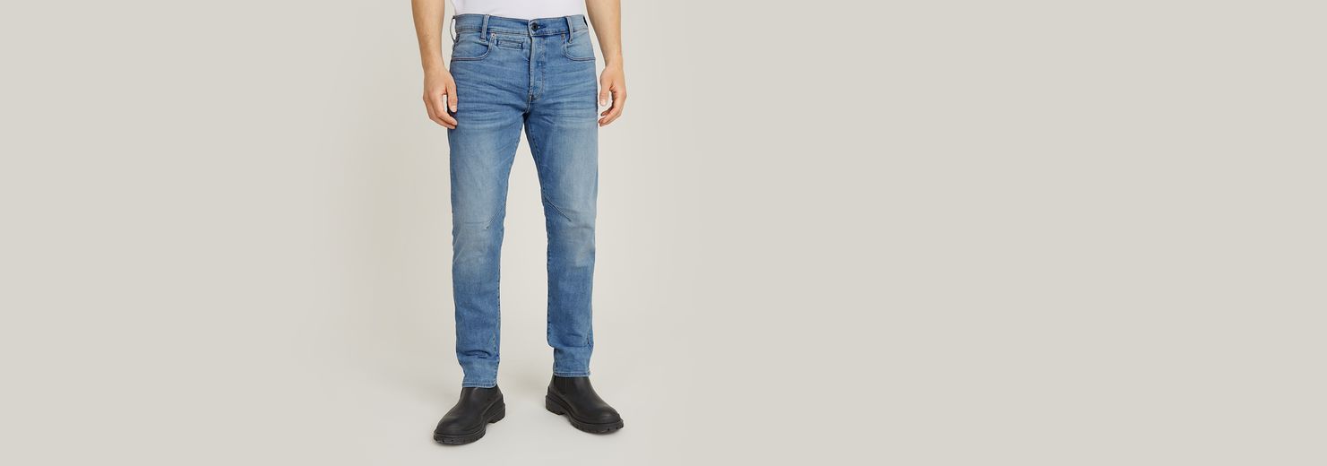 D-Staq 5-Pocket Slim Jeans, Dark blue