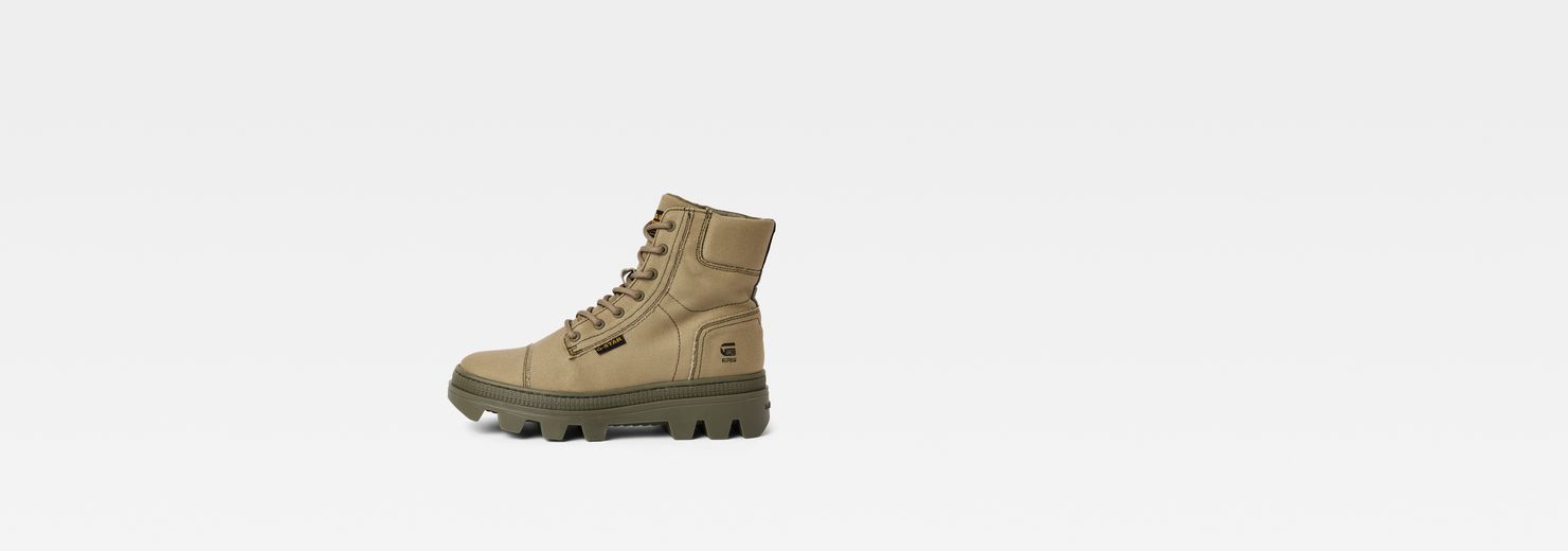 Noxer High Canvas Boots | Green | G-Star RAW® AU