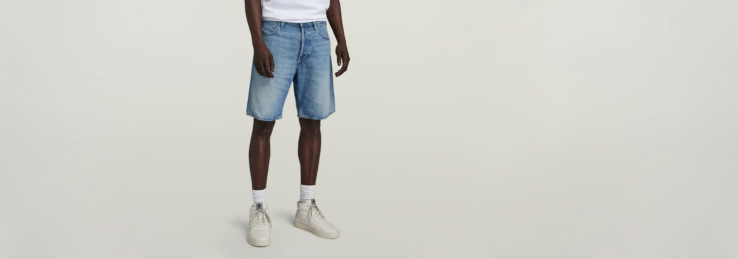 G star 2025 denim shorts mens