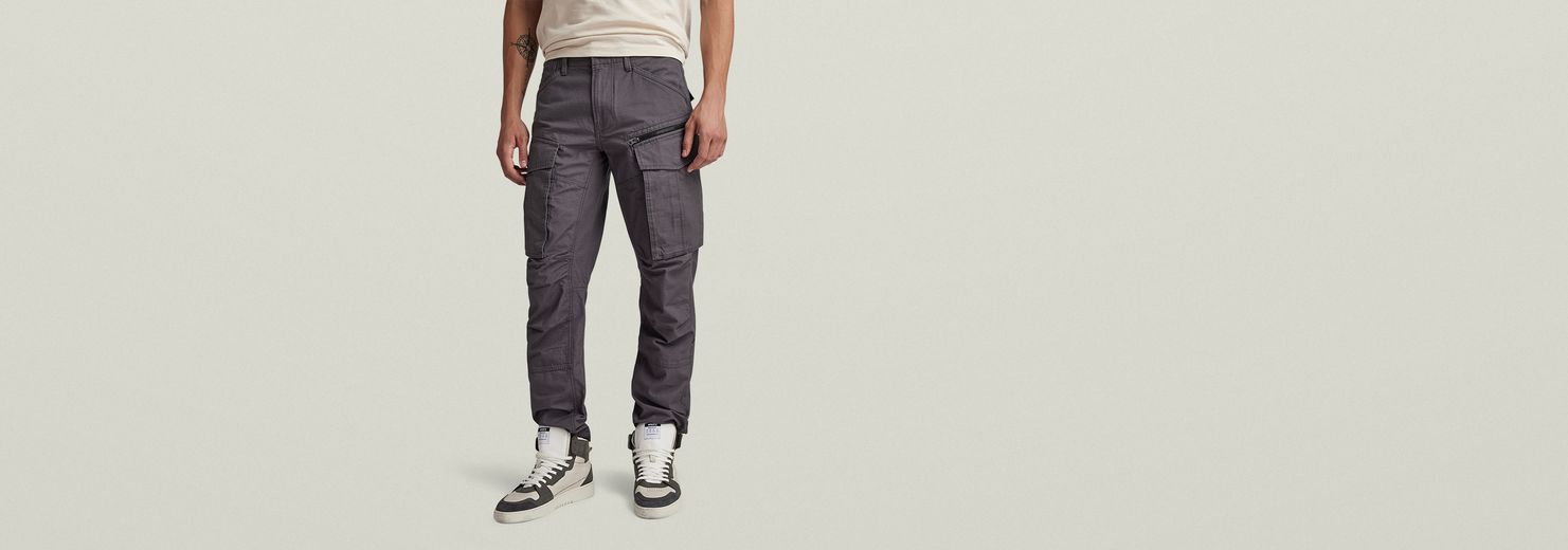 Rovic Zip 3D Regular Tapered Pants | グレー | G-Star RAW® JP