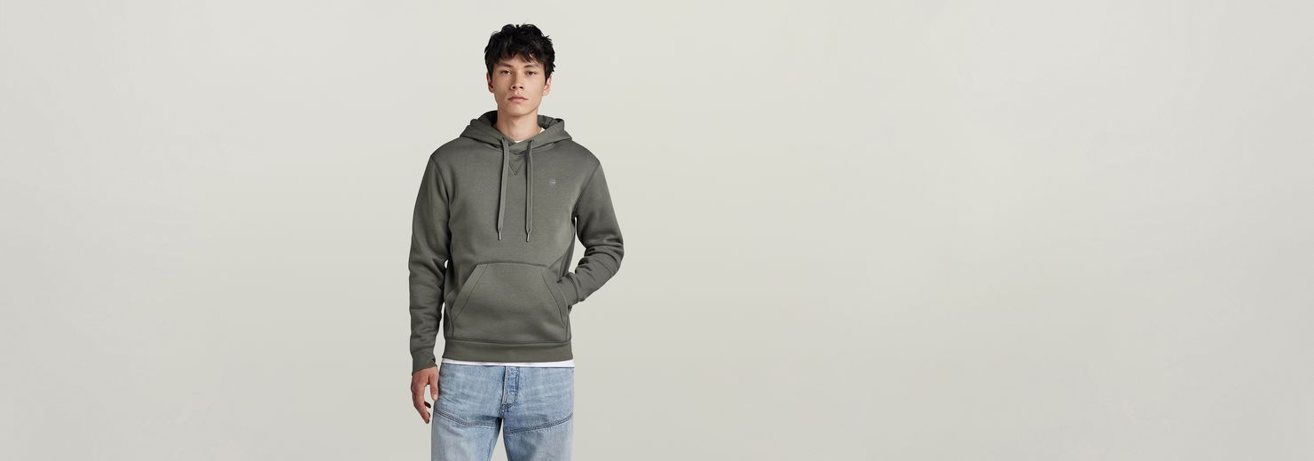 Premium Core Hooded Sweater Grey G Star RAW JP