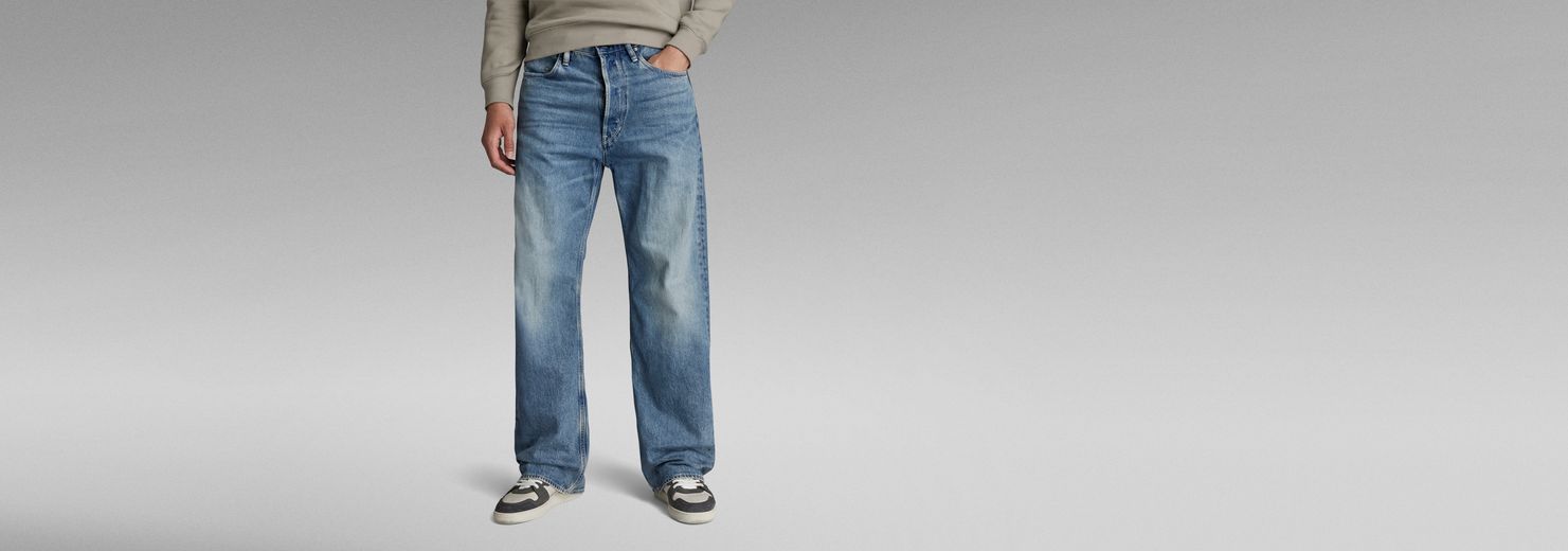 Loose Jeans Men Denim Pants Straight Oversized Baggy Streetwear H | Fruugo  NO-donghotantheky.vn