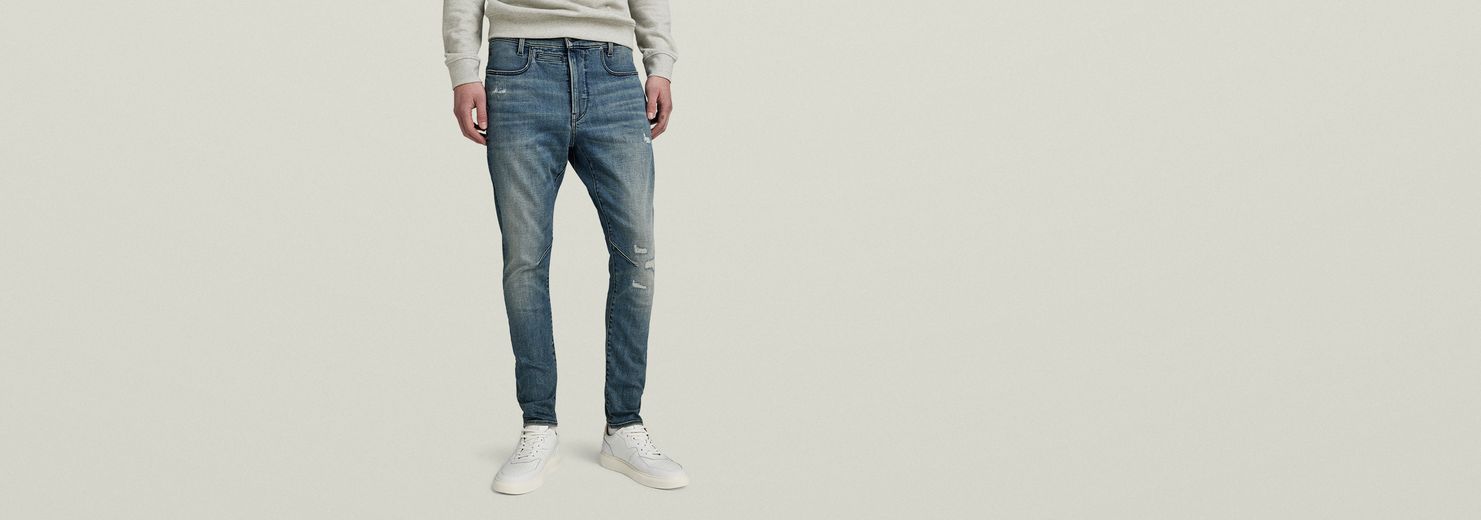D-Staq 3D Slim Jeans, Medium blue