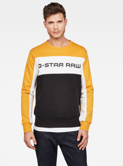 G-STAR RAW Graphic 15 Core Round Neck Sudadera para Hombre