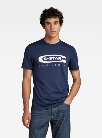blue g star shirt