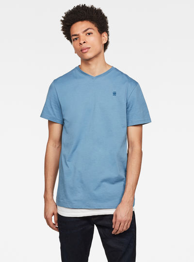 royal blue g star shirt