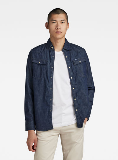 g star button up shirt