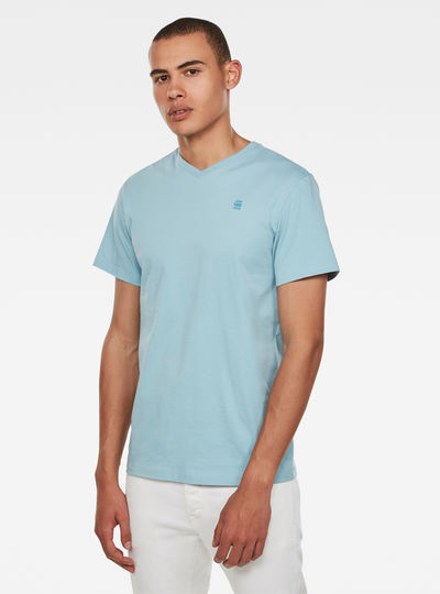 royal blue g star shirt