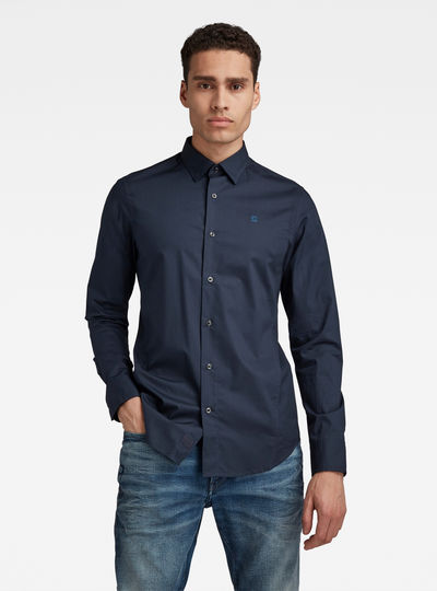 Herrenhemden Kurzarm Jeanshemden G Star Raw