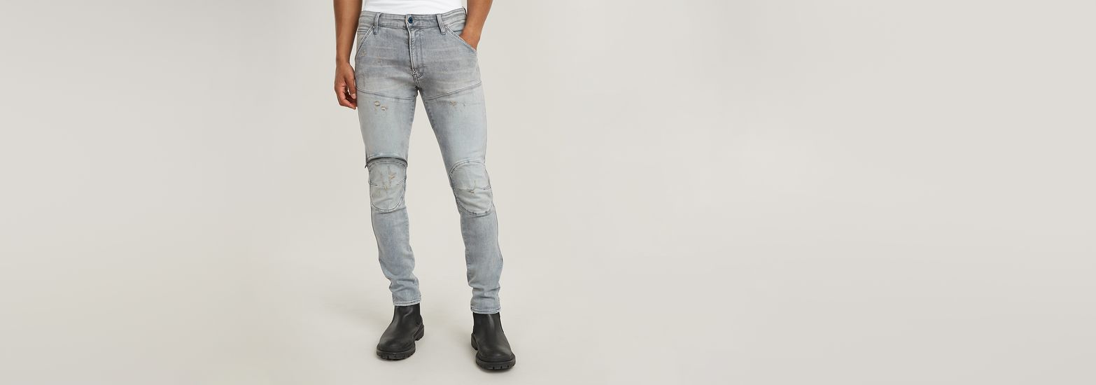 Skinny Grey US | Zip | RAW® 3D Jeans 5620 G-Star Knee